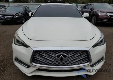 2017 Infiniti Q60 Red Sport 400 from USA, damaged, VIN JN1FV7EL7HM700855